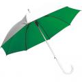Automatický deštník, stříbrno-zelený