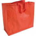 Nákupní taška, laminovaný polypropylen, červená