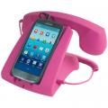 Stolní telefon pro iPhone/HTC/Blackberry/některé Samsung/LG/Nokia/Sony&amp;Ericsson, růžová