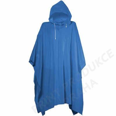 Pláštěnka poncho, modrá