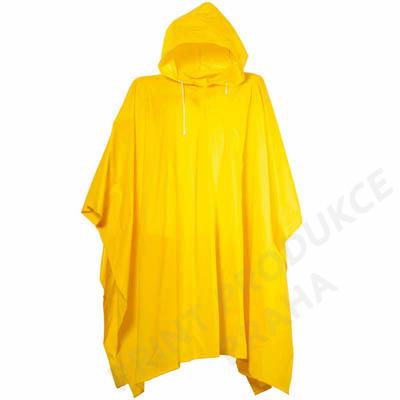 Pláštěnka &quot;poncho&quot; PVC, žlutá