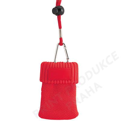 Pouzdro na mobil, mp3, červené