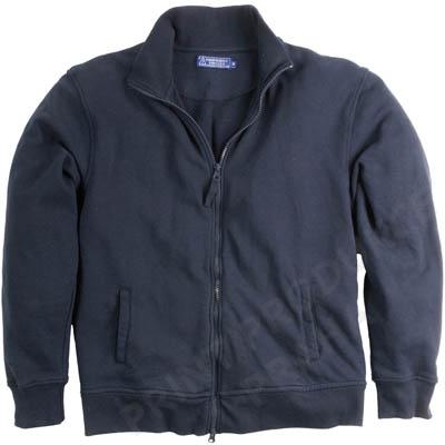 Mikina full zip, tmavě modrá