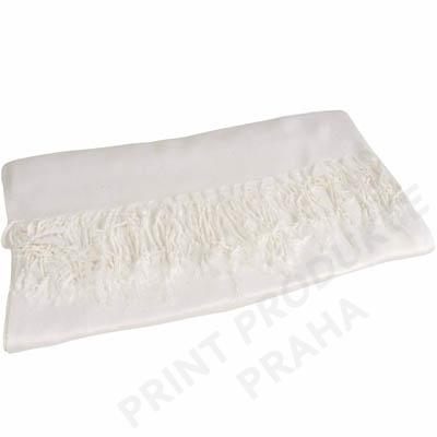 Pashmina unisex, bílá
