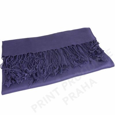 Pashmina unisex, tmavě modrá