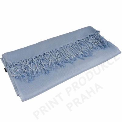 Pashmina unisex, světle modrá
