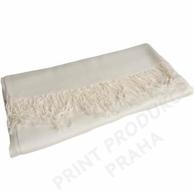 Pashmina unisex, přírodní