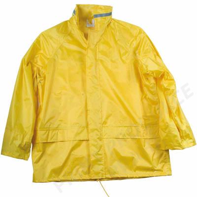 Nepromokavá souprava bundy a kalhot XL-XXL, žlutá