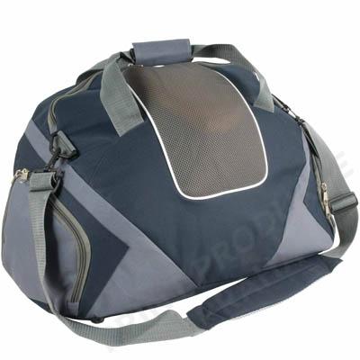 Cestovní taška přes rameno s boční kapsou, tmavě modrá