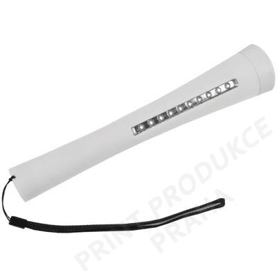 Svítilna s LED diodami, se šňůrkou, magnetem, bílá