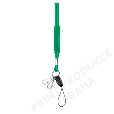 multifunkční šňůrka, lanyard s PVC štítkem BADGE