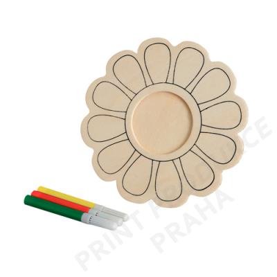 kreslící sada fotorámeček květina s fixy BLOEMI