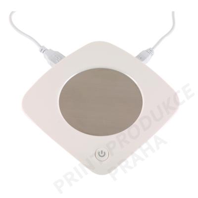 USB ohřívač hrnku s nerezovou topnou deskou DEXTRA