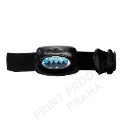 svítilna čelovka s 5 LED diodami POLNIK