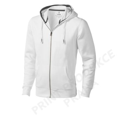 pánská mikina s kapucí a zipem zn. ELEVATE, 80% bavlna, 20% polyester, 300 gr. AROR