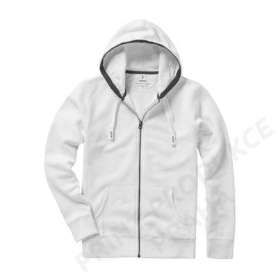 pánská mikina s kapucí a zipem zn. ELEVATE, 80% bavlna, 20% polyester, 300 gr. AROR