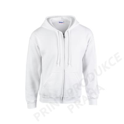 mikina na zip s kapucí zn. GILDAN, 50% bavlna, 50% polyester, 279 gr. BILL
