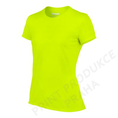 dámské funkční triko zn. GILDAN, 100% polyester, 153 gr. LEMONA