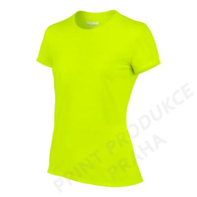 dámské funkční triko zn. GILDAN, 100% polyester, 153 gr. LEMONA