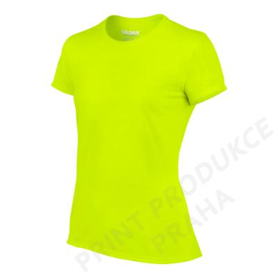 dámské funkční triko zn. GILDAN, 100% polyester, 153 gr. LEMONA