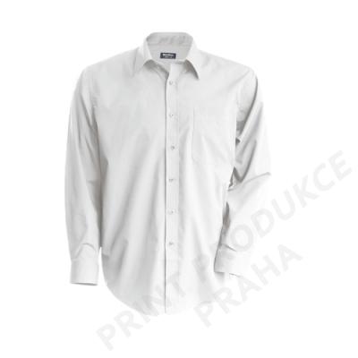 pánská košile zn. KARIBAN, 65 % polyester, 35% bavlna popelín, 110 gr. JOFRE