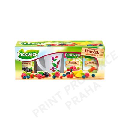 dárkové balení čajů zn. PICKWICK s hrnkem  GRAPES
