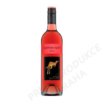 australské červené víno Shiraz - Yellow Tail ROSESA