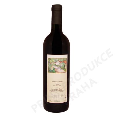 moravské červené víno Mádl, Zweigeltrebe, pozdní sběr 2010 MADLZ