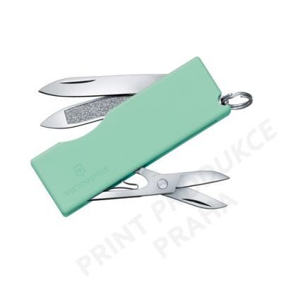 mini kapesní nůž zn. VICTORINOX, 5 funkcí, koženém pouzdře TOMO